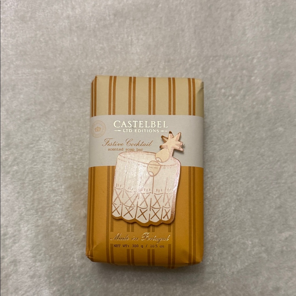 Castelbel Festive Cocktail Scented Soap Bar - Gold